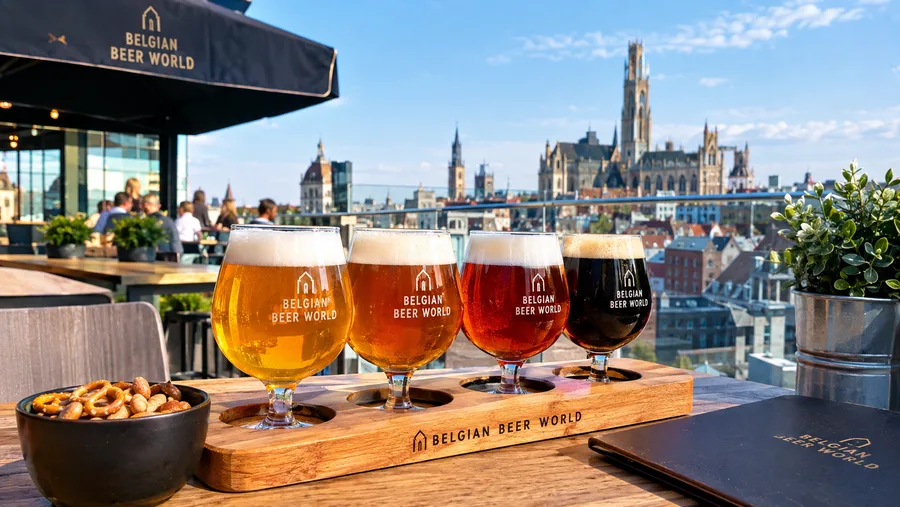 Belgian Beer World: Rooftop Bar, Restaurant & Museum